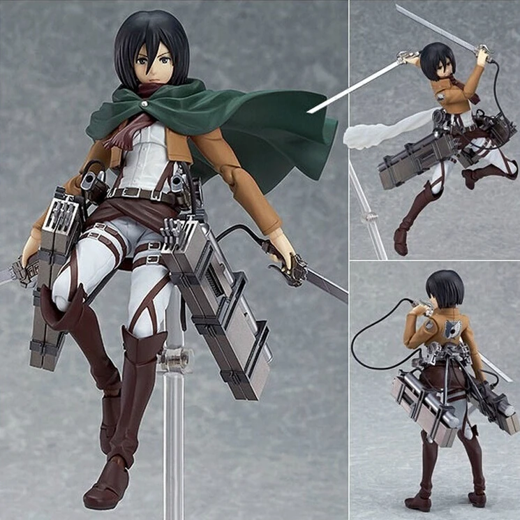 Figma 3 Style Атака Титанов Аниме Shingeki no Kyojin скаутский Легион Леви в штучной упаковке