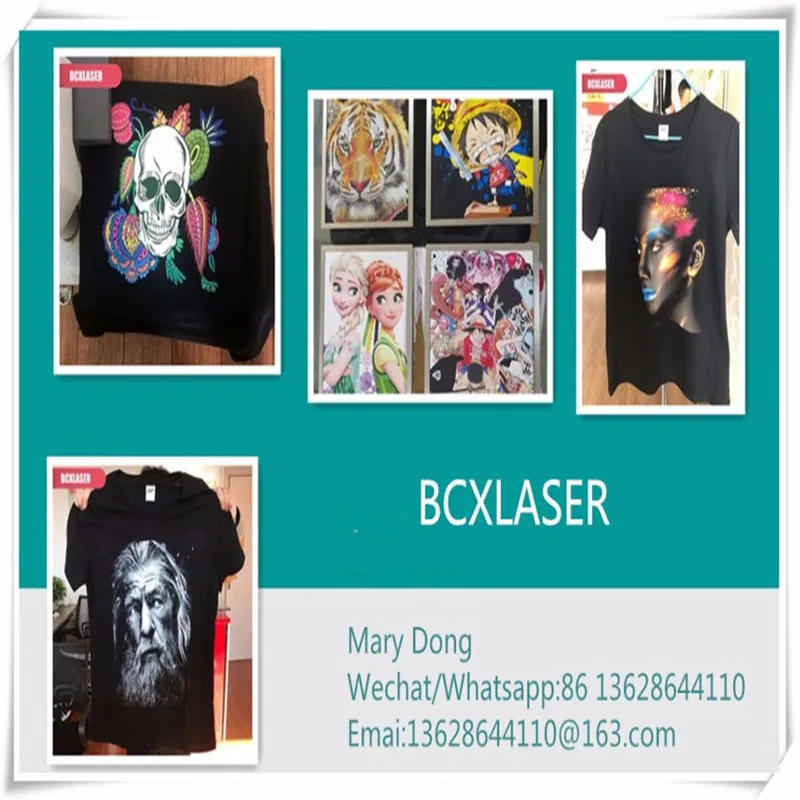 Новый дизайн многоцветная печатная машина для футболок высокого качества по