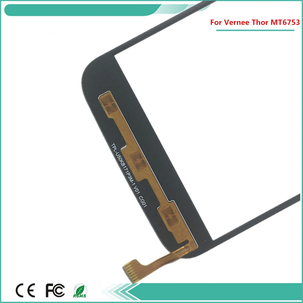 5 0 дюймовый передний стеклянный датчик для Vernee Thor MT6753 Octa Core кодирующий