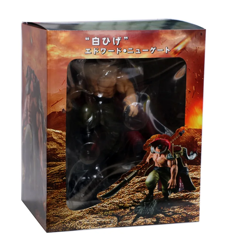 

Anime One Piece Portrait of Pirates MAX White Beard Edward Newgate PVC Action Figure Collectible Model Kids Toys Doll 30CM