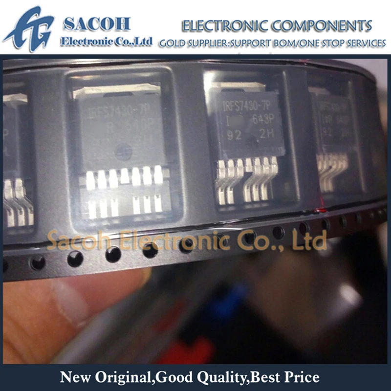 Новинка, оригинал, 5 шт./партия, Φ, IRFS7437TRL7PP или Φ TO-263-7, 195A, 40 в, мощный МОП-транзистор
