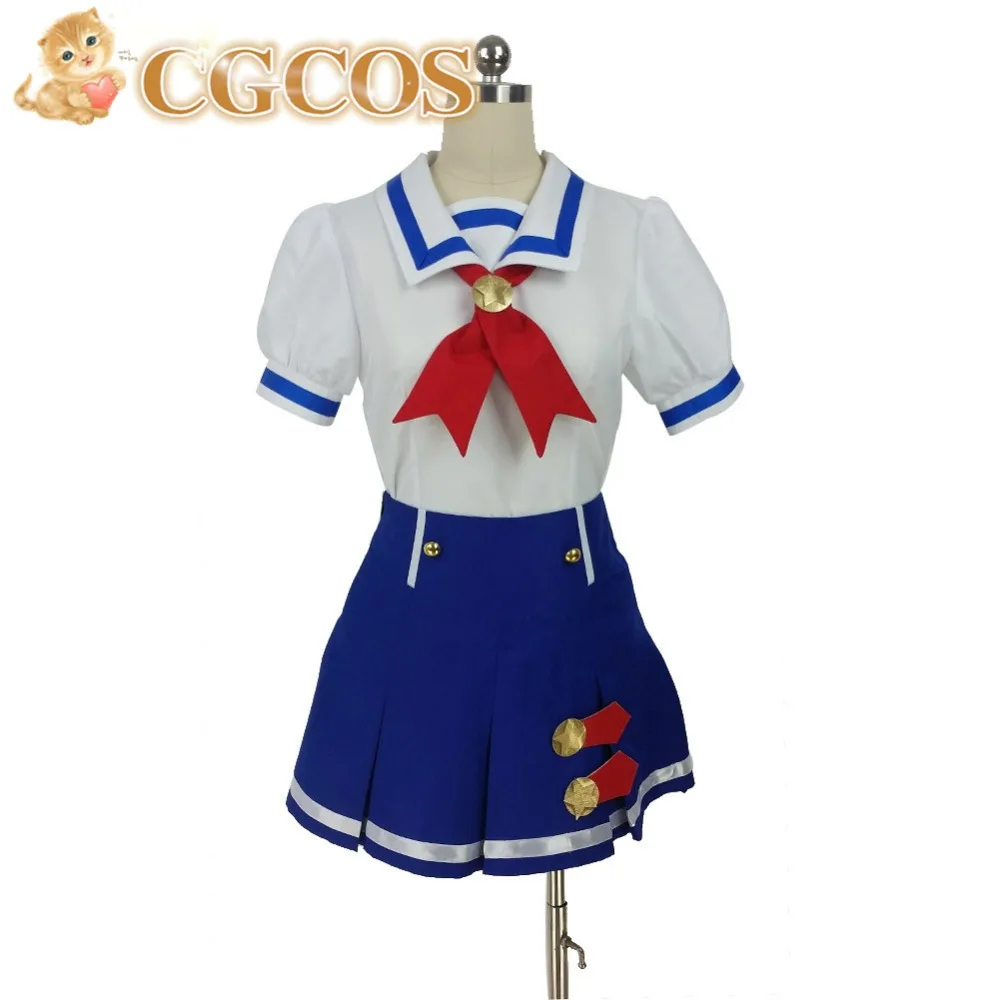 CGCOS Бесплатная доставка Косплей Костюм Aikatsu! Sunmmer Uniform Новинка в наличии