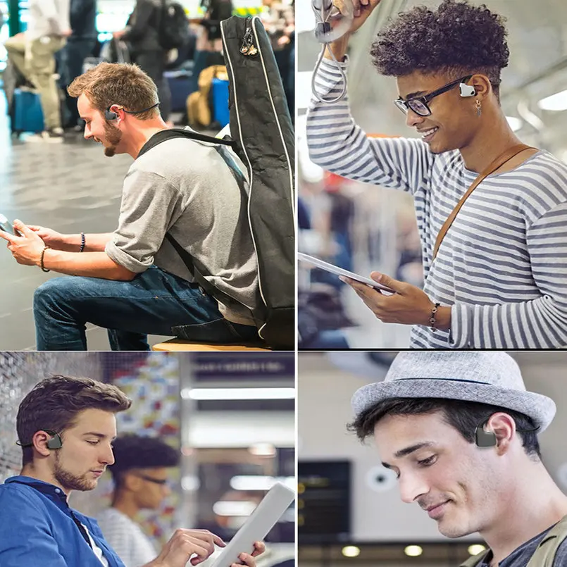 Умная Bluetooth-гарнитура с костной проводимостью стерео Беспроводные спортивные