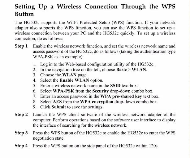 Huawei HG532c домашний шлюз ADSL2+/3g модем маршрутизатор
