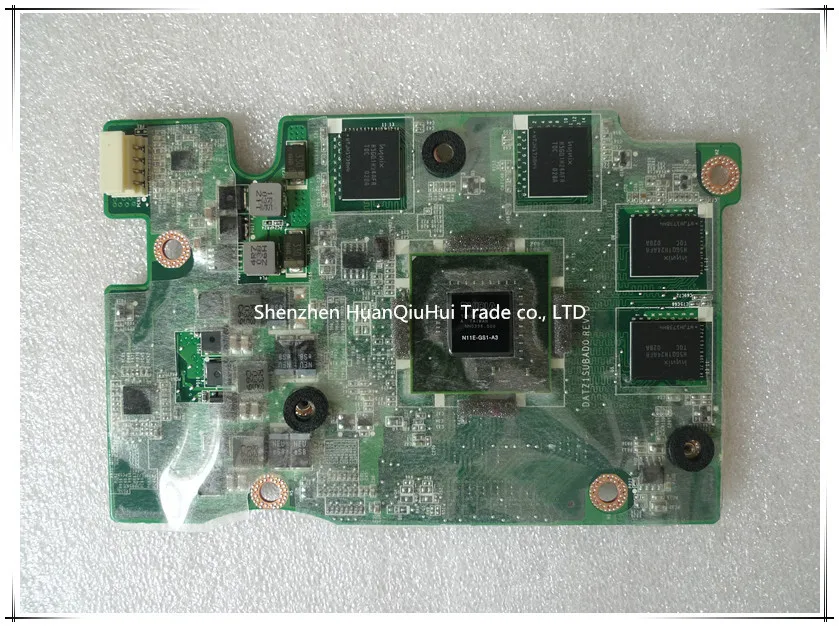 Видеокарта DATZ1VUBAD0 Geforce GTX460M 1 5 ГБ DDR5 для ноутбука Toshiba Qosmio X505 192bit Полная проверка