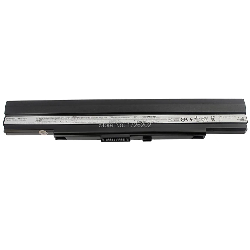 Новинка 5600 мАч аккумулятор для ноутбука Asus A42-UL30 A42-UL50 UL50 UL80 UL30 UL30A UL30AT | Компьютеры