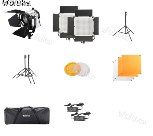 LED900s + LED100w фотографический набор фильм и ТВ мини прожектор для камеры интервью