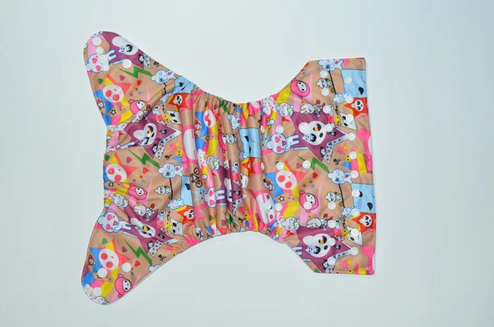 Adorable Fox Doll Print Washable Baby Cloth Diaper Nappy with 1PC Microfiber Insert FT77 | Мать и ребенок