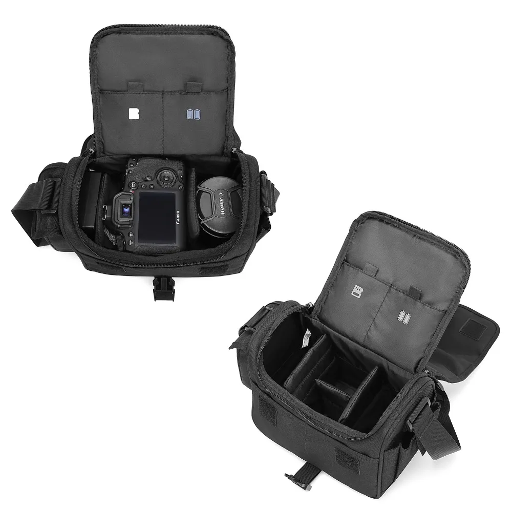 BAGSMART брендовая сумка для камеры для фотографии видео обмен объектив дорожная сумка DSLR камера сумка для камеры чехол для Canon Nikon