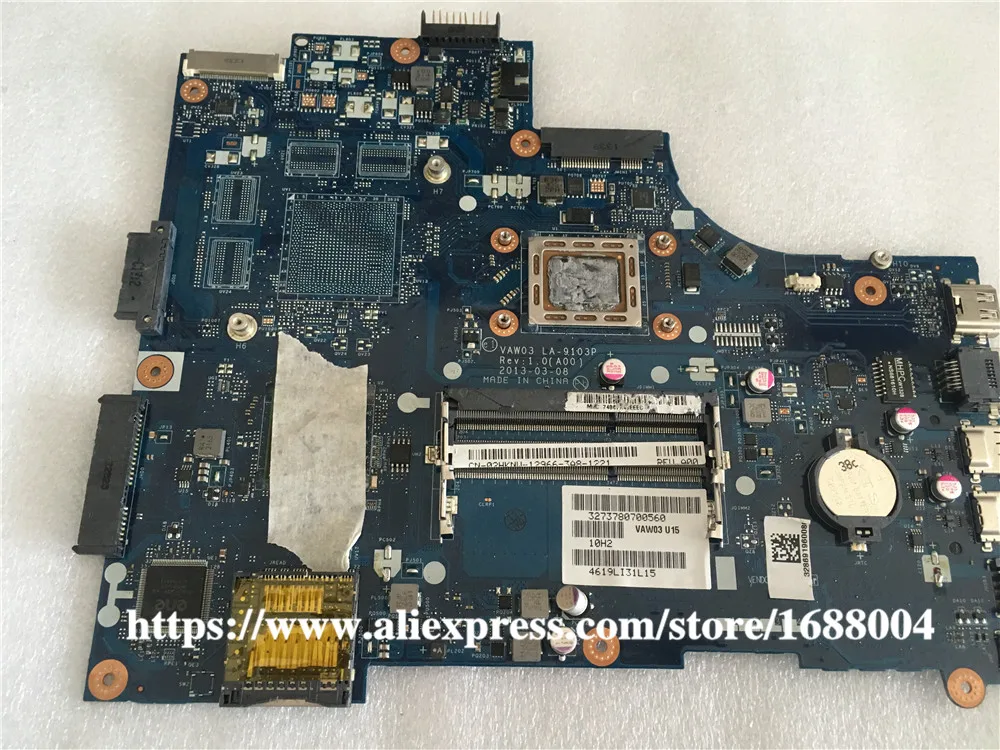 Фонарь 2hxcx 02HXC для DELL INSPIRON M531R 5535 Материнская плата ноутбука VAW03 фонарь рев: 1 0 (A00) ПК