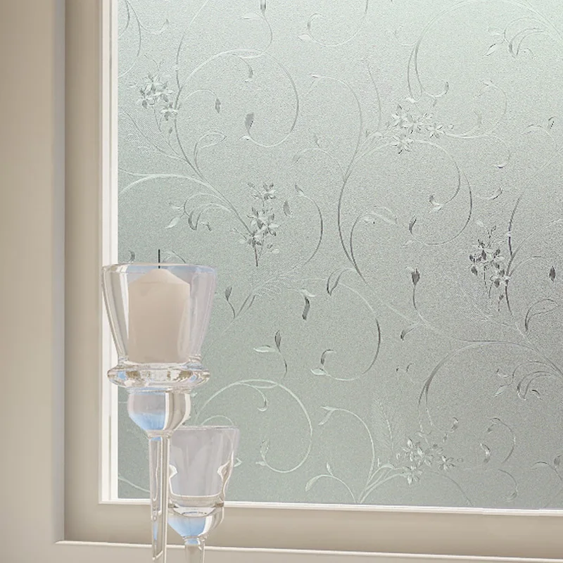 2018 последняя стеклянная пленка офисная перегородка матовые полосы статическая