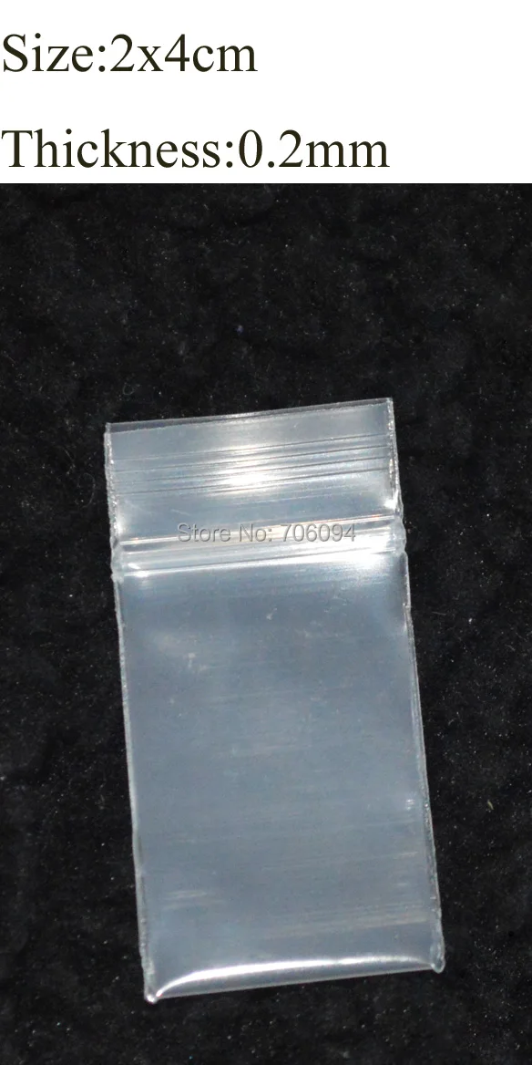 2x4 см 1000 шт./лот PE Ziplock молния замок Reclosable Пластиковые Полиэтиленовые прозрачные
