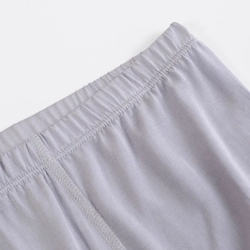 Мужские трусы боксеры из 100% натурального шелка мужские здоровые однотонные