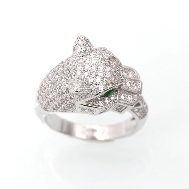 JINYAO модное романтическое женское ювелирное изделие с тигриным цирконием белое