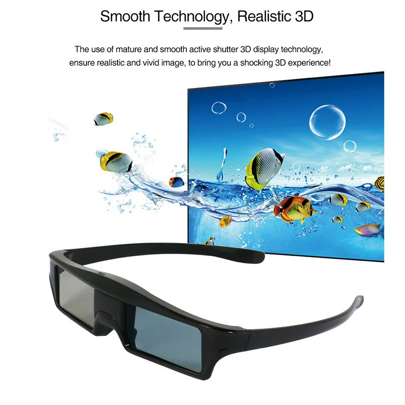 3D очки Bluetooth активные затвор для телевизора samsung sony Philips Sharp Panasonic tv и 3LCD проектор