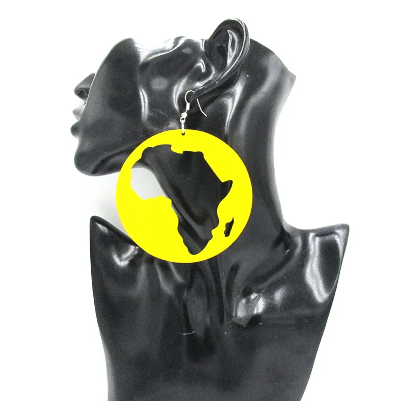 

Free Shipping! 2017 Newest Africa Map Earrings