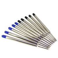 10pcs jin hao ball point pen refills for pens fine point 0 7mm black blue ink refills