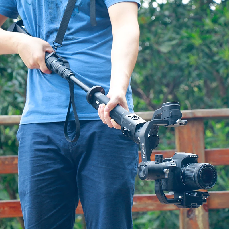AgimbalGear удлиненный монопод бар для DSLR Gimbal Dji Ронин S Zhiyun кран 2 с плечевым ремнем
