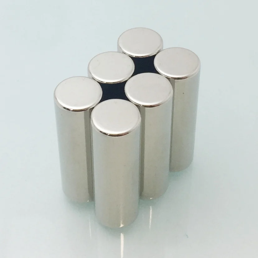 XICIMAG 6 шт. dia10x30mm неодимовый магнит постоянный супер сильная тяга сильные неодимовые магниты стержень NdFeB цилиндрический неодимовый