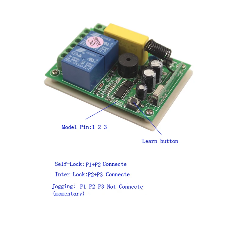 Sleeplion AC 220V 2CH 10A реле RF Беспроводной дистанционного Управление светильник