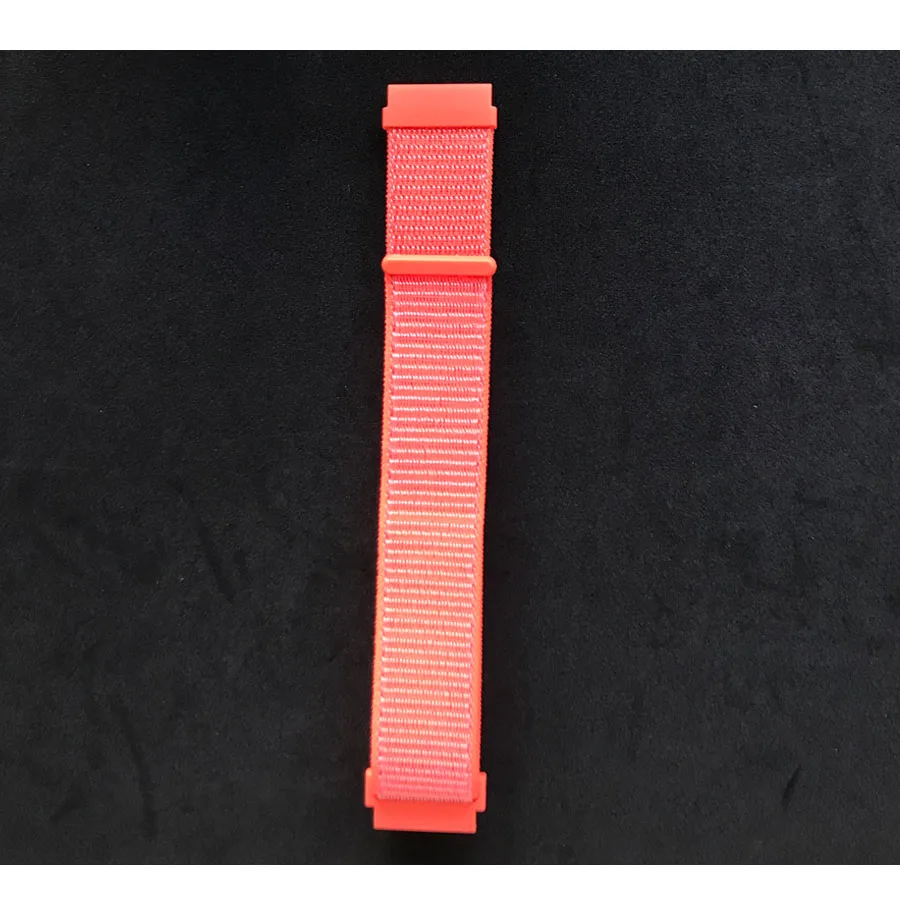 orange Нейлоновый ремешок для Huami Amazfit 2 ремешок Amazfit Stratos Pace 2 2s для samsung Galaxy Watch 46 мм 42 мм браслет S3 Frontier/классический - Цвет: orange