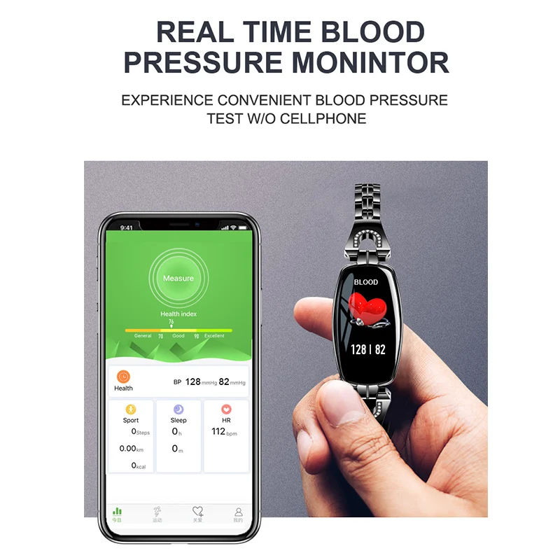 Xgody H8 Fashion Wrist Watch for Women Activity Fitness Tracker Heart Rate Monitor Waterproof Smart Wristband | Электроника