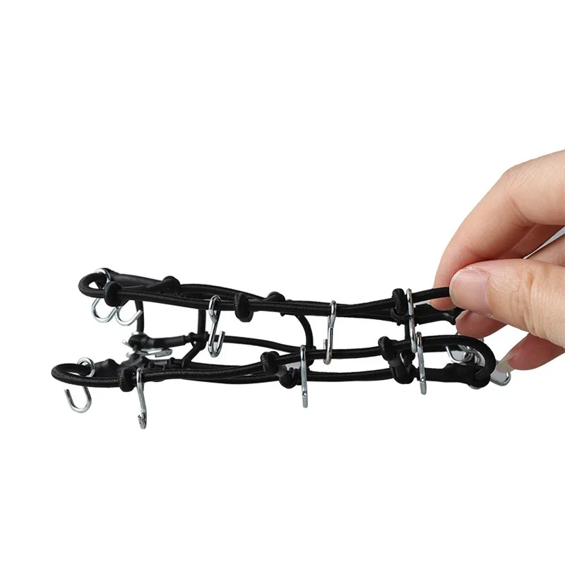 Эластичная сетка для багажа на крышу автомобиля с резиновыми крючками SCX10 net D90 RC4WD