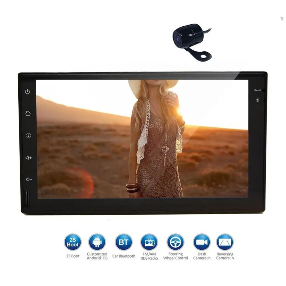 2Din Android 6 0 Автомобильный аудио не DVD стерео с радио gps wifi навигационное головное
