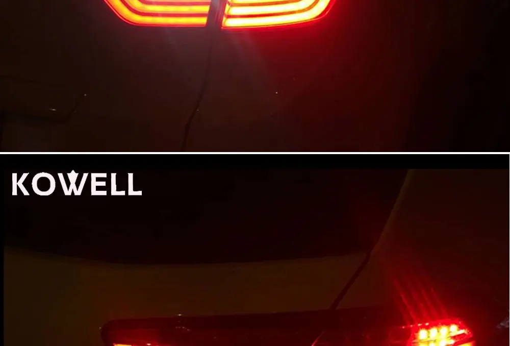 KOWELL автомобильный Стайлинг для hyundai ix25 hyundai Creta задние фонари задний фонарь светодиодный задний фонарь DRL+ сигнал поворота+ тормоз+ задний фонарь
