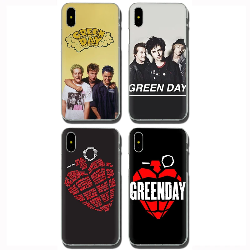 Жесткий чехол для телефона Green Day iphone 5 5s SE 2020 5C 6 6s 7 8 Plus X XR XS 11 Pro Max|Бамперы| |