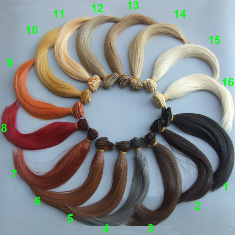 25 см волнистые волосы куклы SD AD 1/3 1/4 1/6 bjd diy парики для blyth кудрявые куклы|diy wig|doll