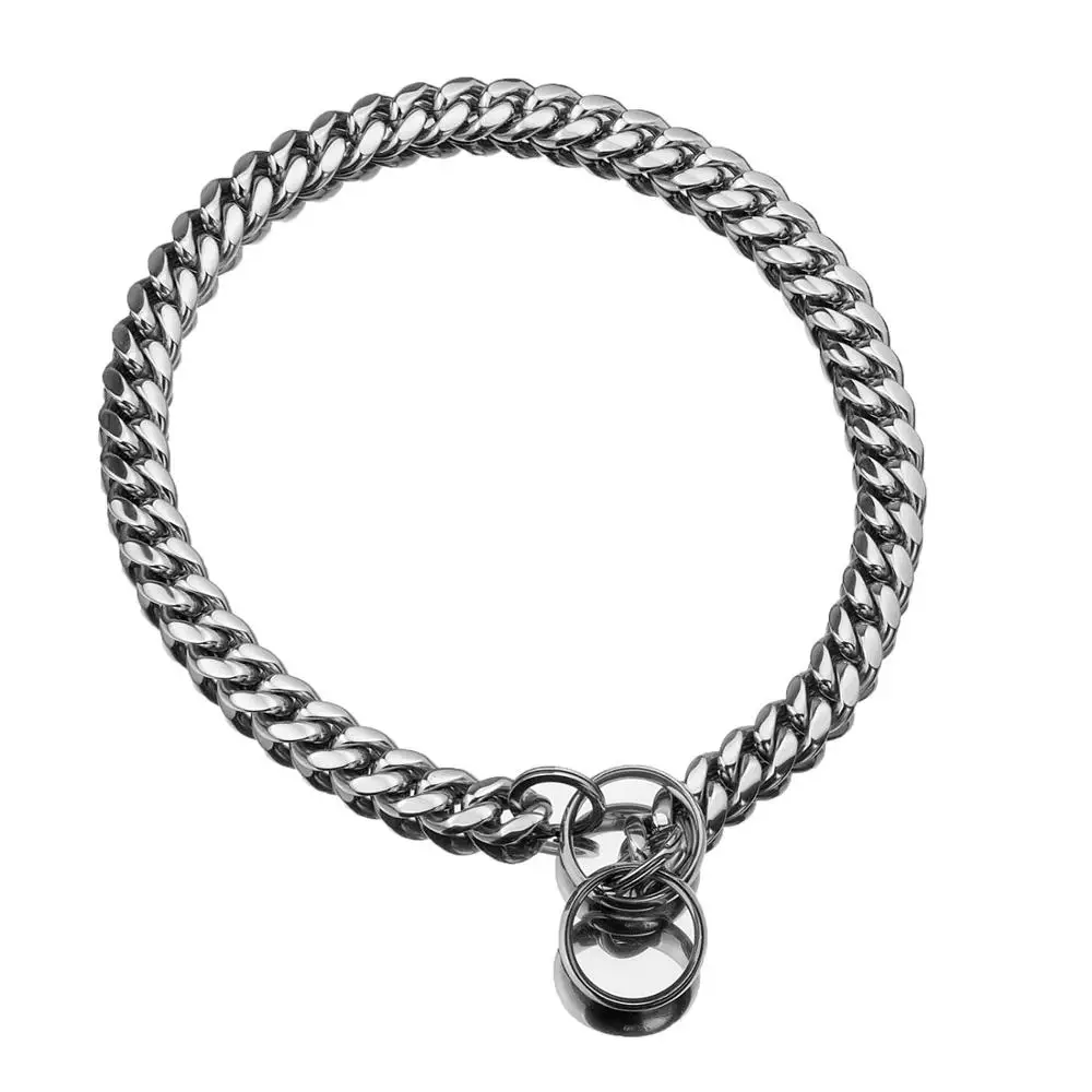 Top quality 14mm 12~30 inch Miami Curb Cuban Pet Link Stainless Steel Large Dog Chain Collar Necklaces | Украшения и аксессуары
