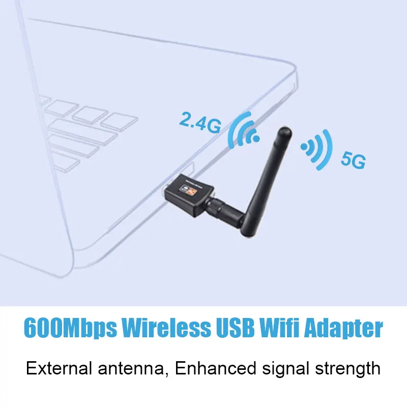 Mini Wireless Network Card Networking 600Mbps LAN Adapter Cards Wifi Antenna | Компьютеры и офис