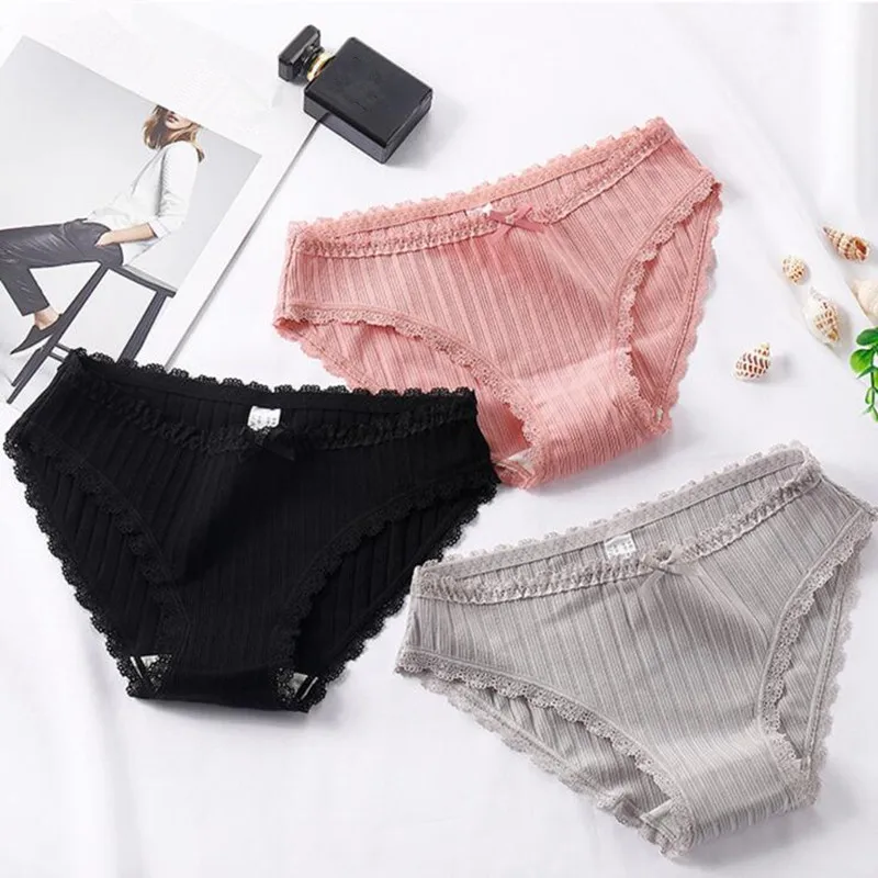 2019 Hot Sale Sexy Lace Cotton Women Seamless Underwear Pantie T Panties G String Women's Briefs Lingerie Tanga Thong For Woman |