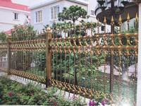 hench 100 handmade forged custom designs ornate wrought iron fence in black with unique posts