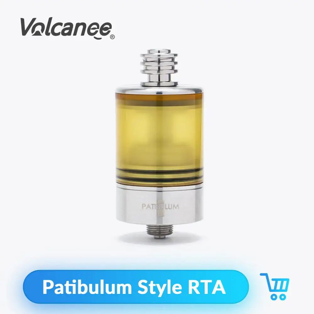 Volcanee Shenray Patibulum Style RTA 316 нержавеющая сталь PEI 22 мм ATTY MTL 510 атомайзер