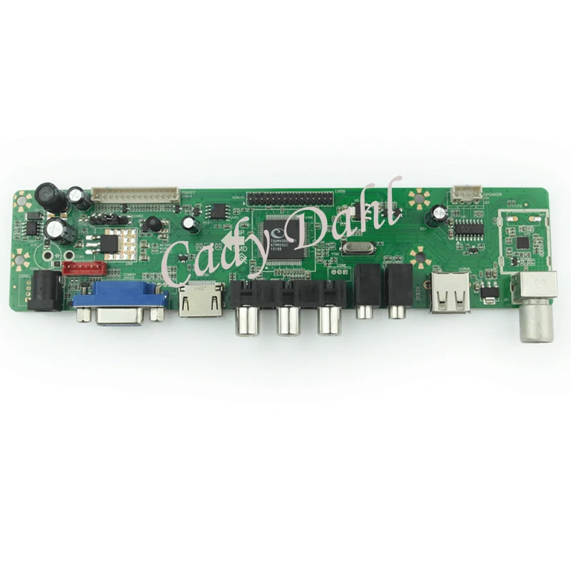 HDMI CVBS РФ USB VGA Аудио Видео ТВ плате контроллера + 40 P кабель lvds Наборы для B173RW01 V1/ v2/V3