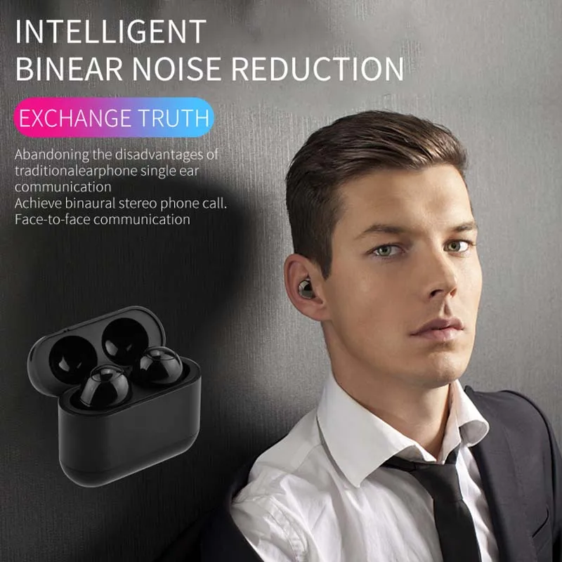 Teamyo Bluetooth наушники мини TWS беспроводные стерео Беспроводная гарнитура