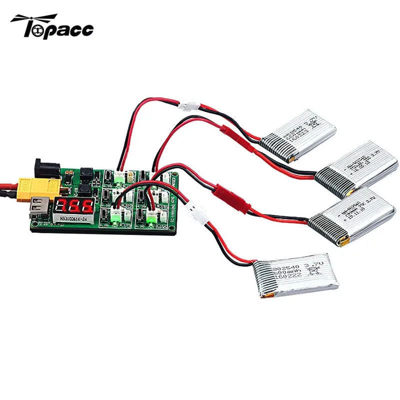 6 в 1 3 7 В 1S Lipo LiHv зарядное устройство Зарядка плата для KINGKONG Tiny RC Мультикоптер