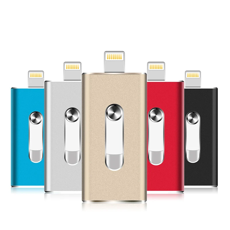 OTG Usb флеш накопитель 8 ГБ 16 32 64 Гб 128 карта памяти для iphone X 7 Plus 6 6s 5S ipad Pendrive|metal pen