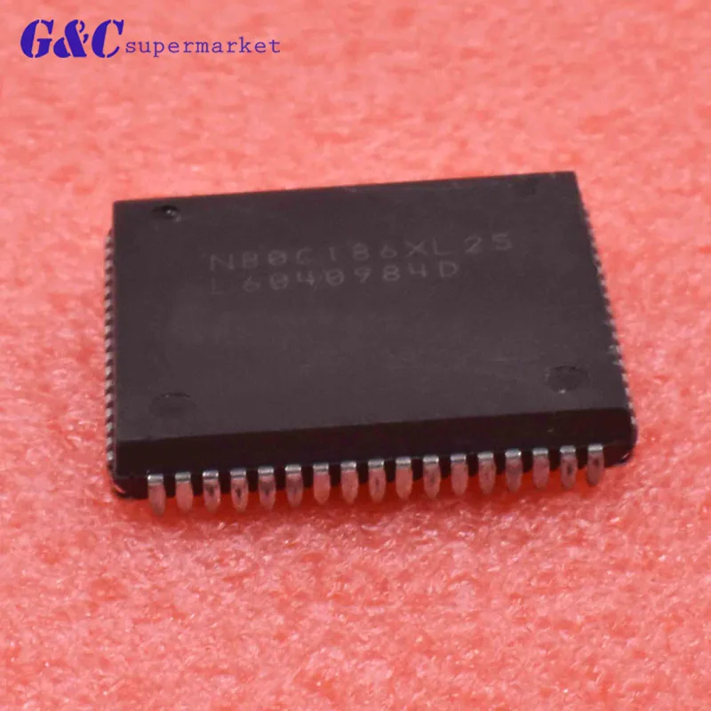 1/5 шт N80C186XL25 80C18 PLCC Инкапсуляция: 16-Bit 68PINS | Электронные компоненты и принадлежности
