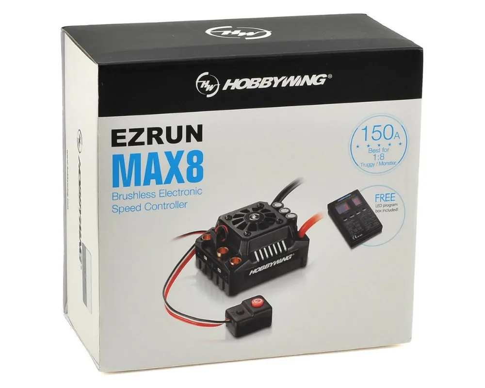 EZRUN Max8 V3 150A водонепроницаемый бесщеточный ESC для RC 1/8 Traxxas E REVO вершина HPI Savage Thunder