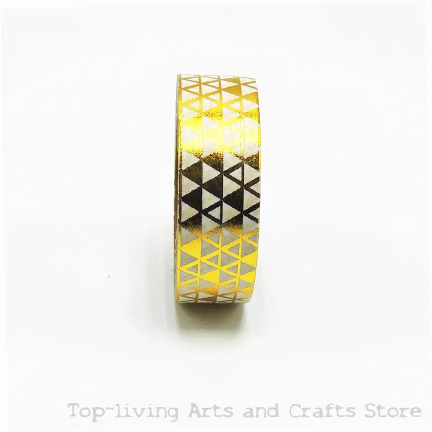 

(1pc/Sell) Triangle Foil Washi Tape Set Japanese Stationery Scrapbooking Decorative Tapes Adhesive Tape Kawai Quality