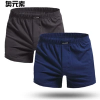 brand sexy mens underwear 2pcslot boxer shorts male trunks plus size man cotton slacks high quality home sleepwear underpants
