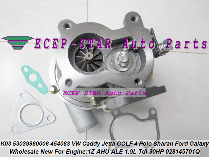 K03 454083 0001 53039880006 028145701J турбо для Seat Alhambra Ibiza Cordoba Toledo Jetta 3 Passat B4 Polo AHU ALE 1.9L|turbo piping|turbo vw