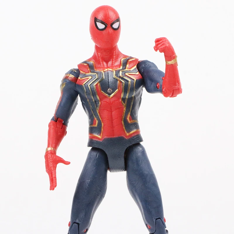 17 см Marvel игрушки Мстители Бесконечная война Человек-паук ПВХ Фигурки цифры Супергерои Человек-паук Коллекционная модель куклы игрушки