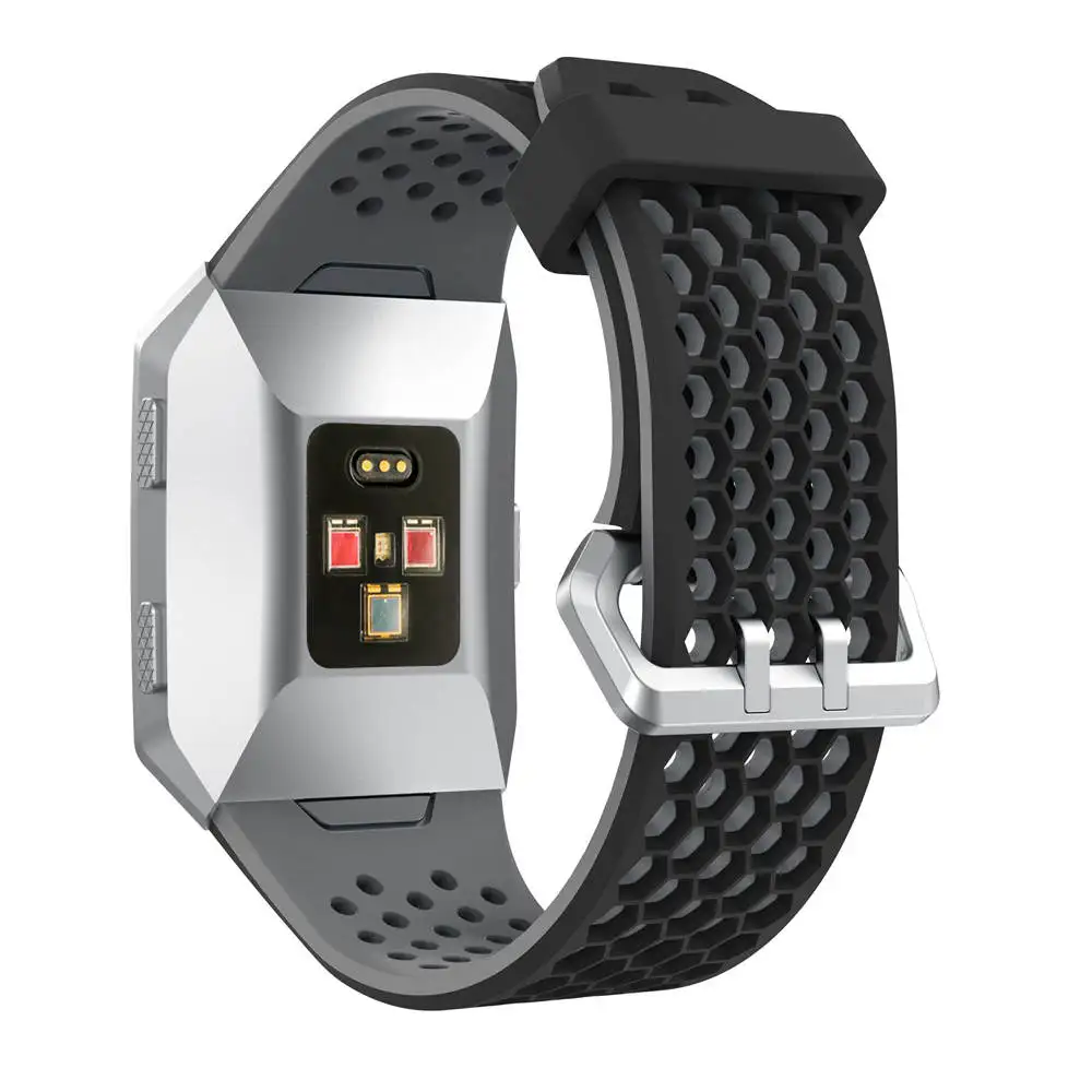 Силиконовые спортивные часы браслет светильник вес вентиляция для Fitbit ионные