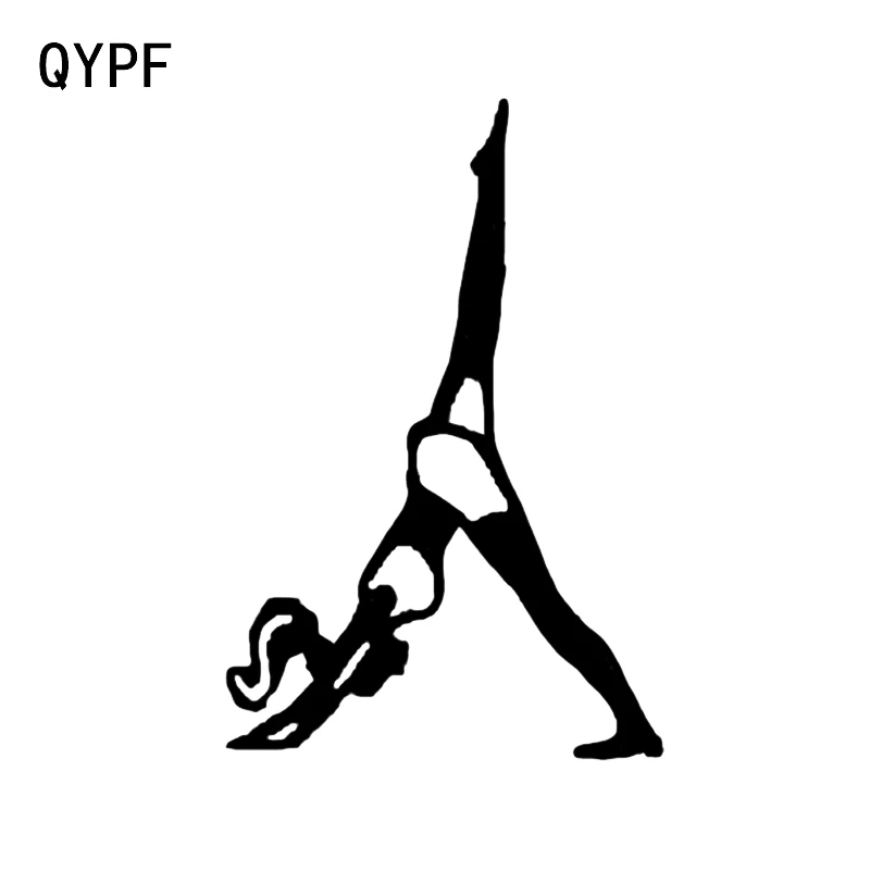 QYPF 10.3*15.6 Interesting Aerobic Exercise Yoga Sport Decor Vinyl Car Sticker Accessories C16-1972 | Автомобили и мотоциклы