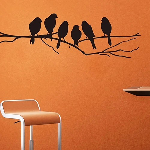 Съемные Птицы Отрасль Стикер Стены Home Art Decor Гостиная DIY Наклейка | Дом и сад