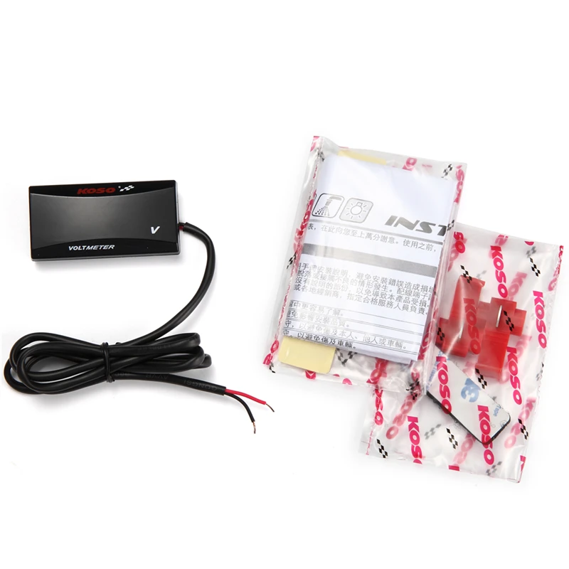 Универсальный светодиодный цифровой вольтметр постоянного тока 12 В